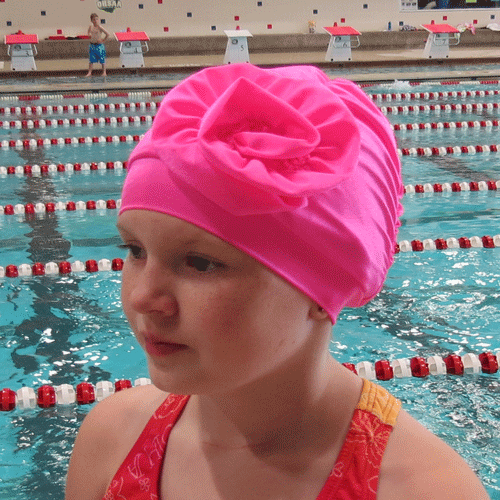 hot pink swim