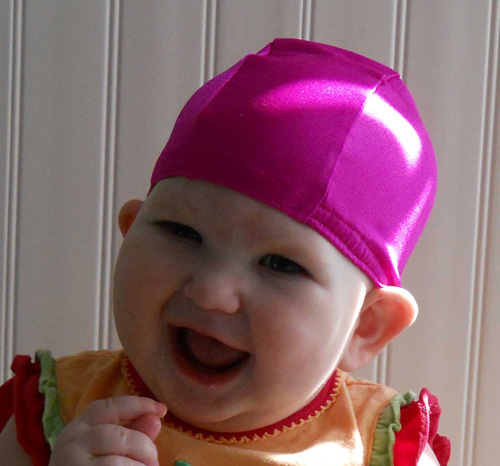 infant lycra swim cap