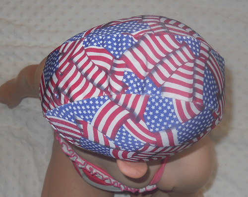 Lycra Swim Cap - American Flag