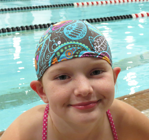 pretty swim caps