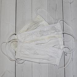 Mask - Child Sport - White Lace