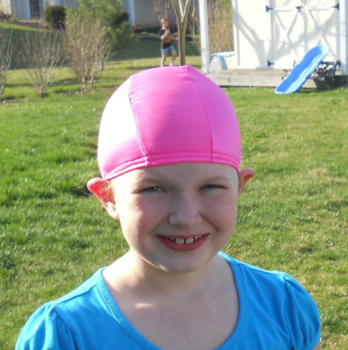 Lycra Swim Cap - Bright Pink