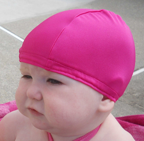 Lycra Swim Cap - Pink Raspberry