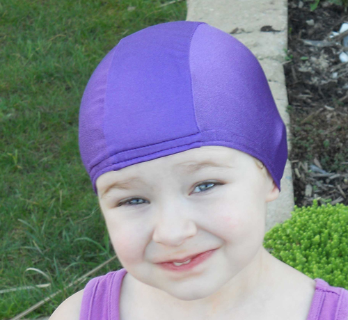Lycra Swim Cap - Purple