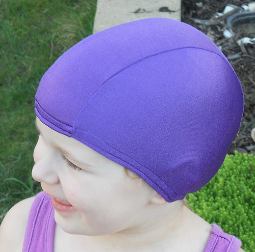 Lycra Swim Cap - Purple