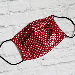 Child Sport - Red Sparkle Dot - Face Covering